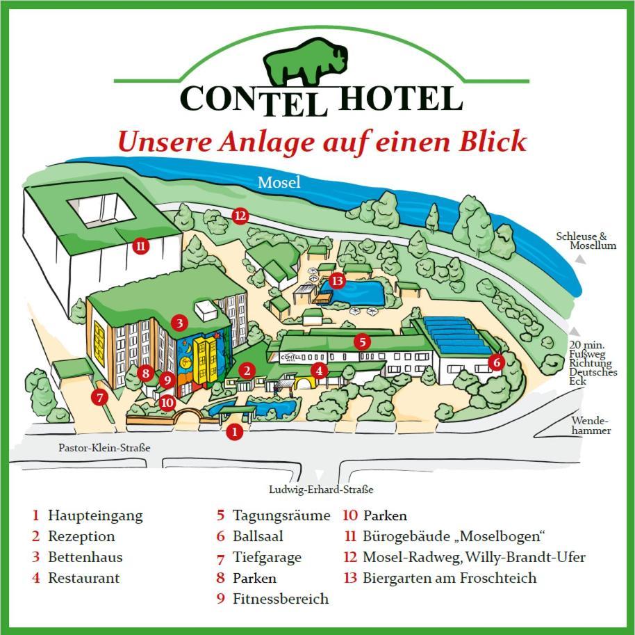Contel Hotel Koblenz  Exteriör bild